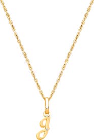 Tiny Blessings 14K Gold Diamond Initial 12-14" Necklace