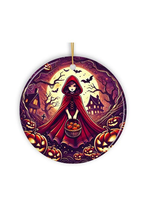 Red Riding Hood Haunted Woods Ornament - Version 1
