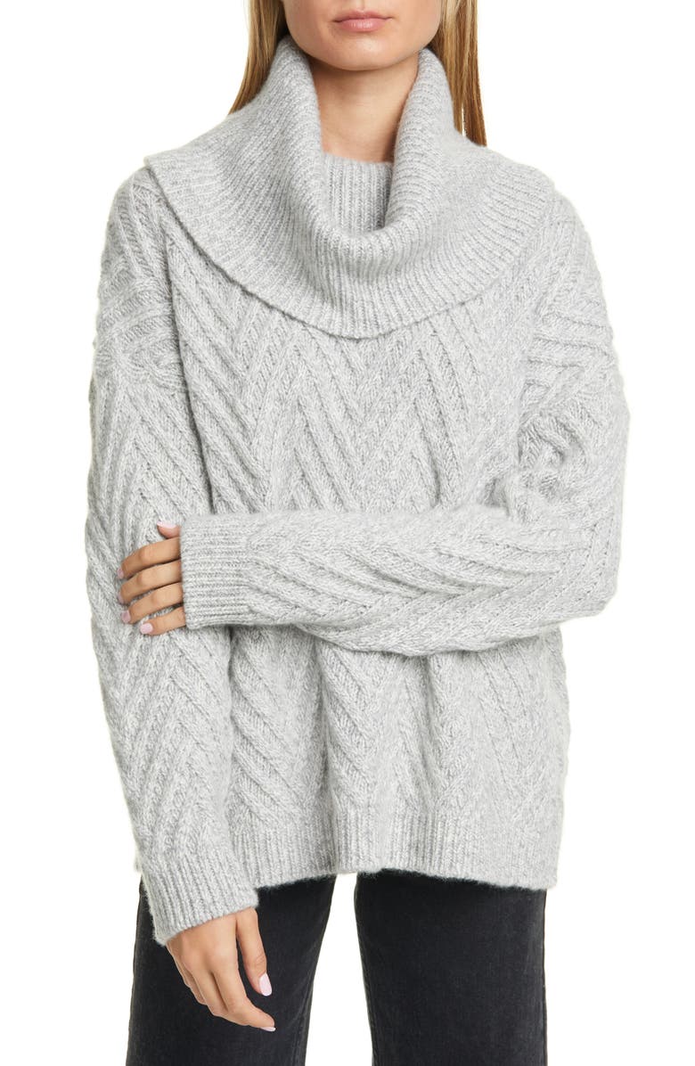 Nordstrom Signature Cowl Neck Cashmere Sweater, Main, color,