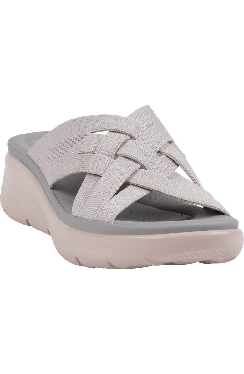 GOOD CHOICE NEW YORK Sellena Slide Sandal, Main, color, Grey