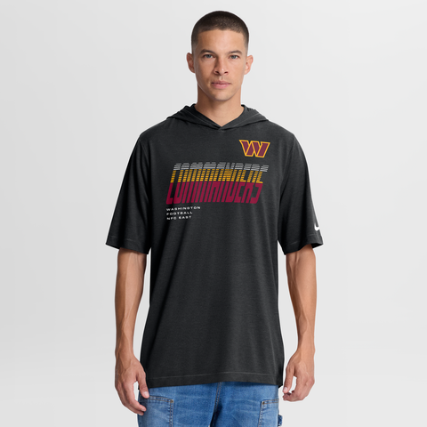 Men's Nike Black Washington Commanders Tri-Blend Hooded T-Shirt