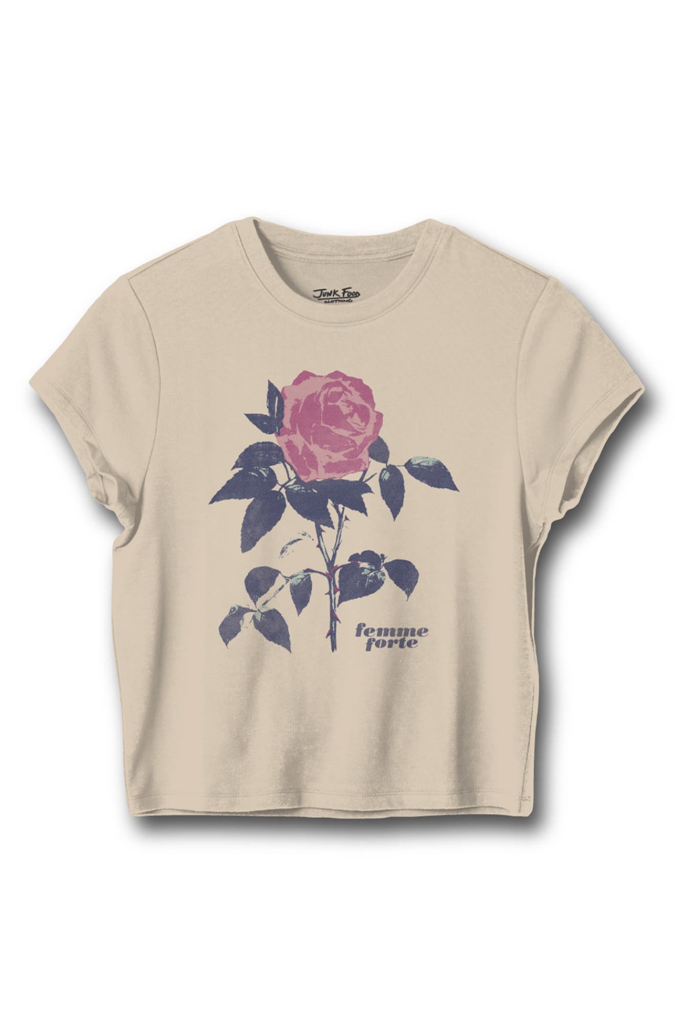 Junk Food Femme Forte Rose Graphic Tee