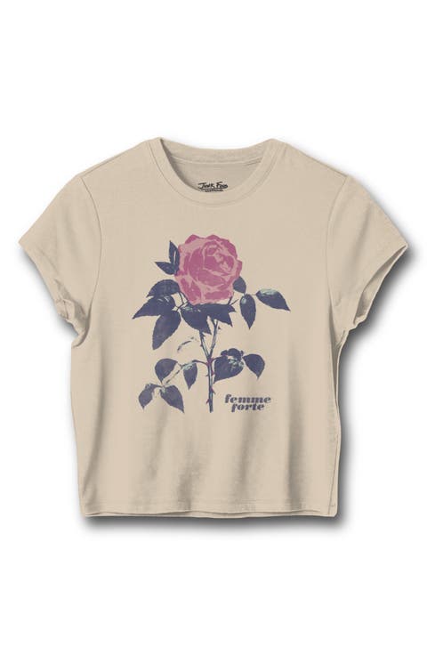 Femme Forte Rose Graphic Tee