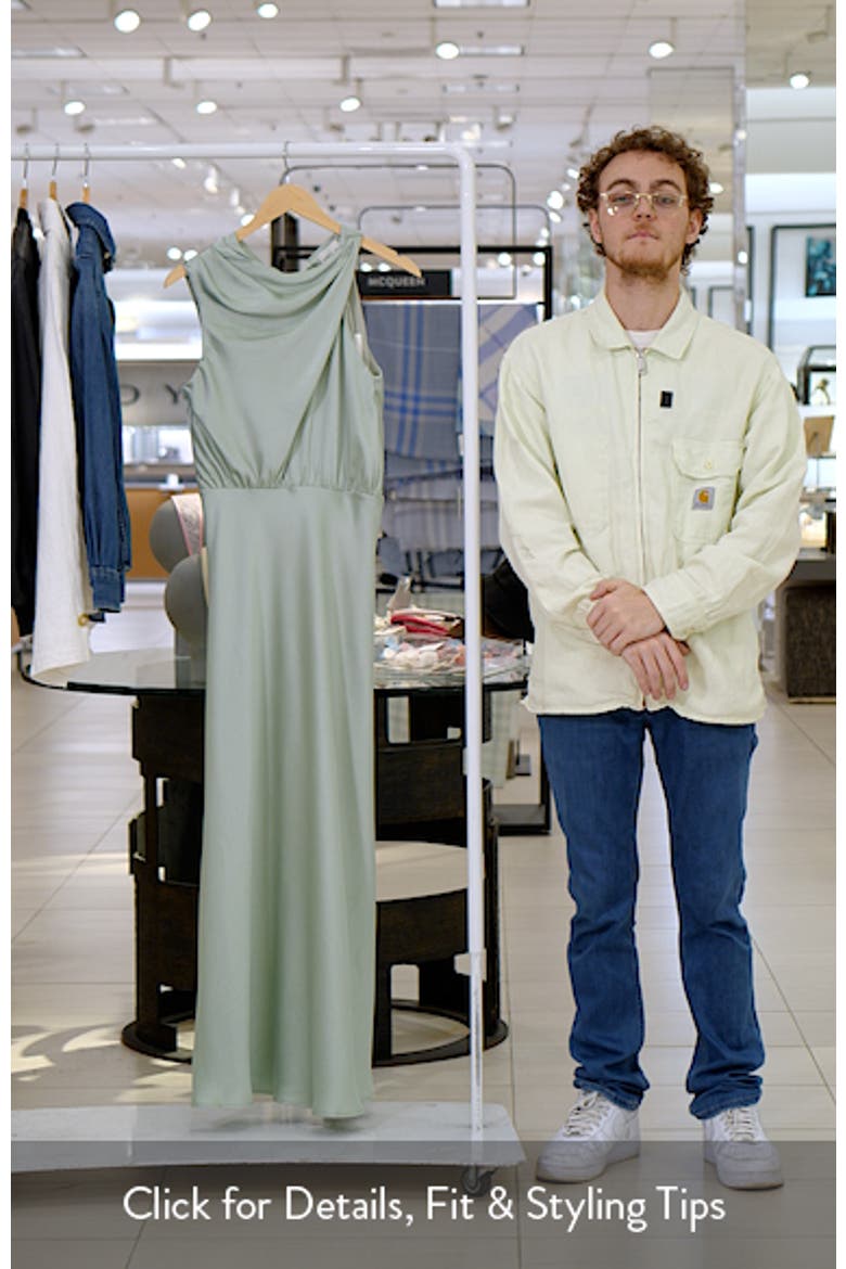 Kate Twist Cowl Neck Maxi Dress video