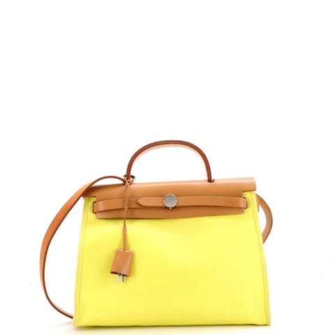 Herbag Zip Berline Vache Canvas and Leather 31