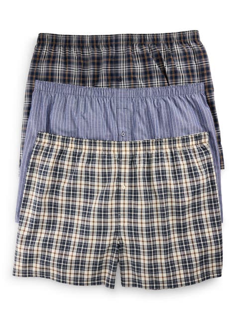 Big & Tall 3-pk 4.5 Inch Woven Boxers V2
