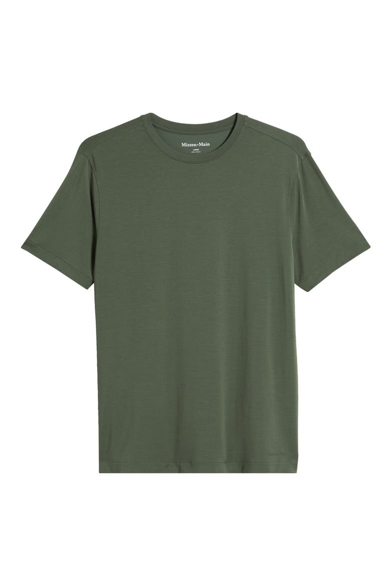 Knox Performance T-Shirt, Alternate, color, OLIVE SOLID