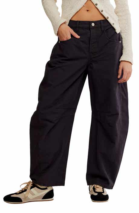 Free People Good Luck Barrel Leg Pants