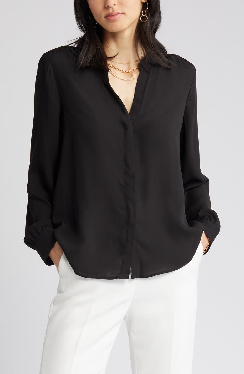 Halogen<sup>®</sup> Split Neck Popover Top, Alternate, color,