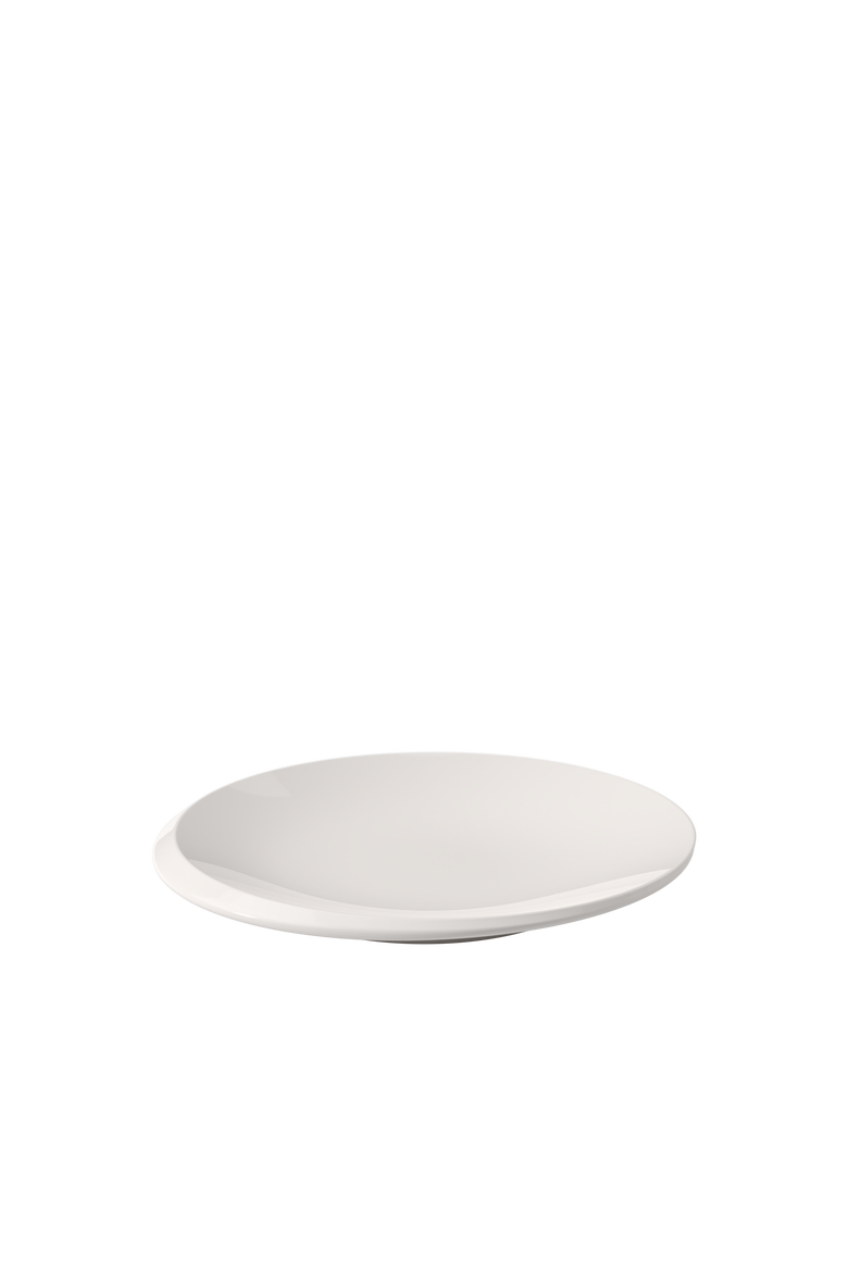 NewMoon Bread & Butter Plate, Alternate, color, white