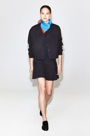 COS Boiled Wool-Blend Mini Skirt