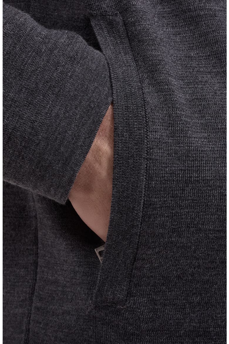 Milano Merino Wool Cardigan, Alternate, color, ANTHRACITE