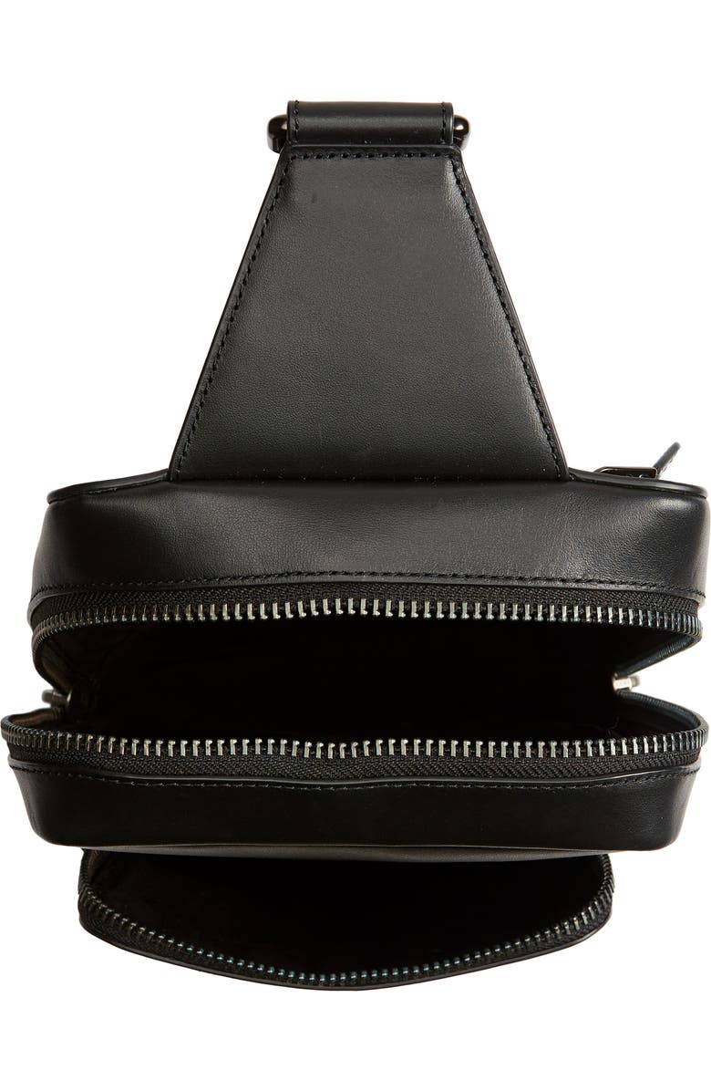 COACH Signature Gotham Leather Sling Pack, Alternate, color,