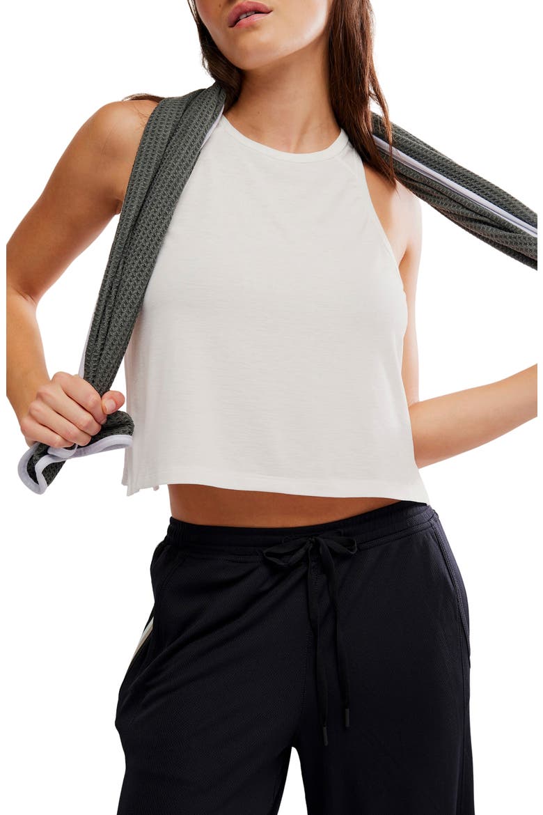 FP Movement Tempo Flash Finish Tank, Main, color, WHITE