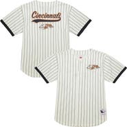 Mitchell & Ness Men's Mitchell & Ness  Cream Cincinnati Bengals Final Seconds Vintage Logo Mesh Button-Up Shirt