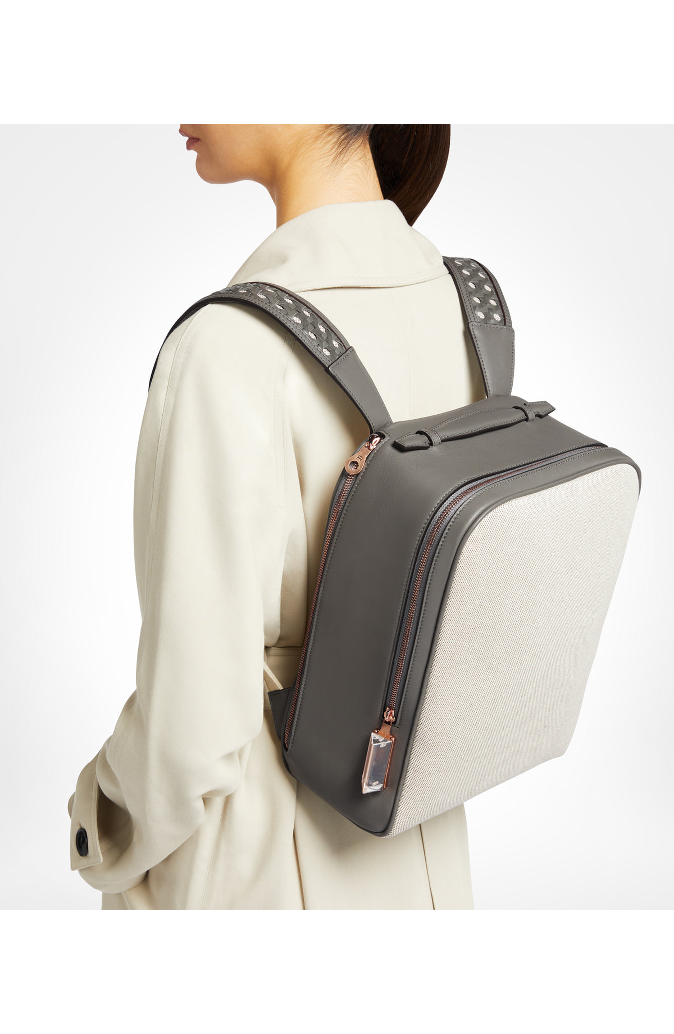 Cristallo Mini Backpack, Alternate, color, Elephant Grey