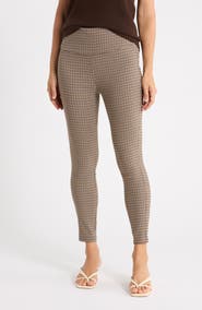 PATRIZIA LUCA Plaid Leggings