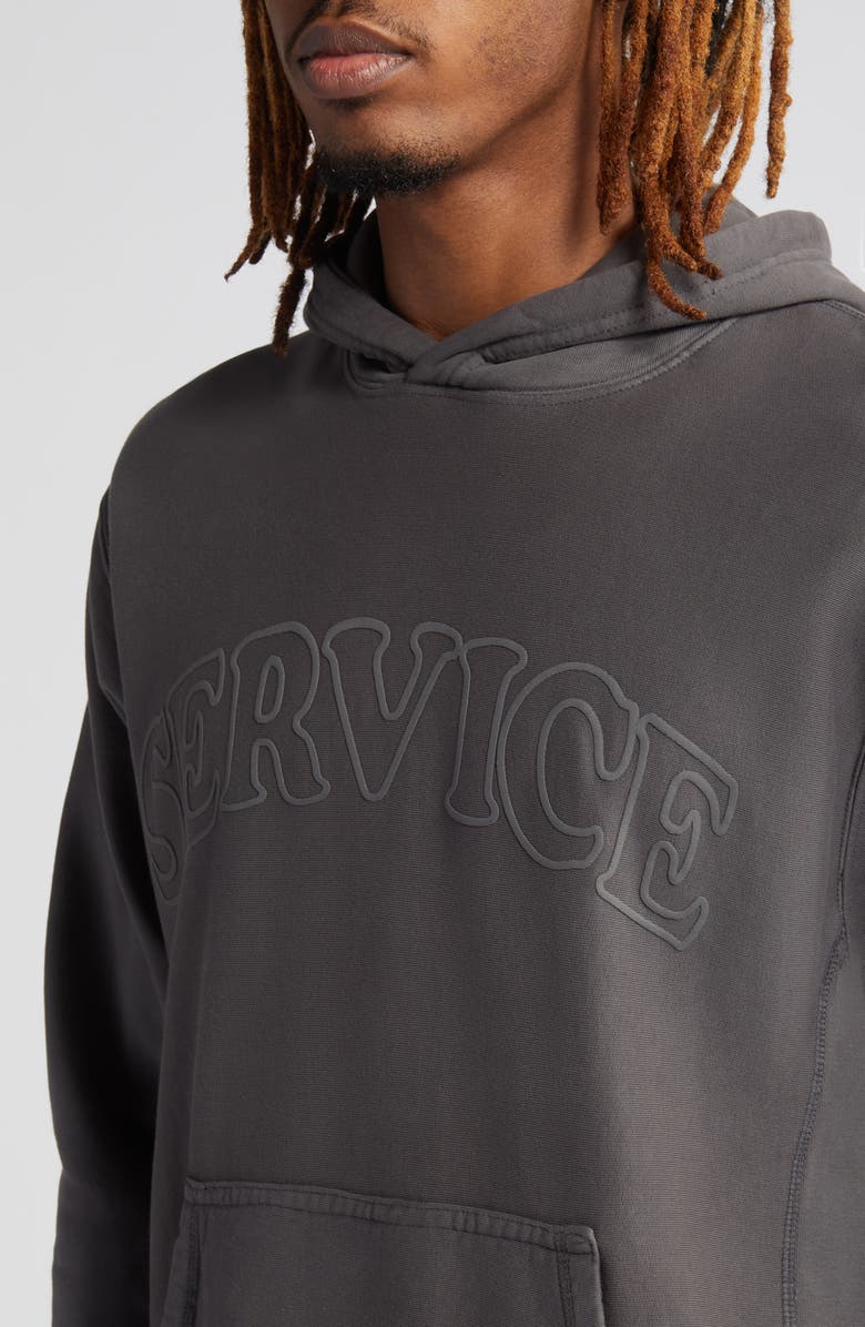 Service Works Arch Logo Organic Cotton Graphic Hoodie, Alternate, color,