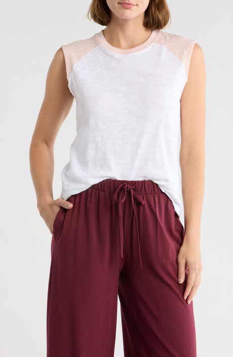 ATM Anthony Thomas Melillo Slub Cotton Jersey Sleeveless Baseball T-Shirt