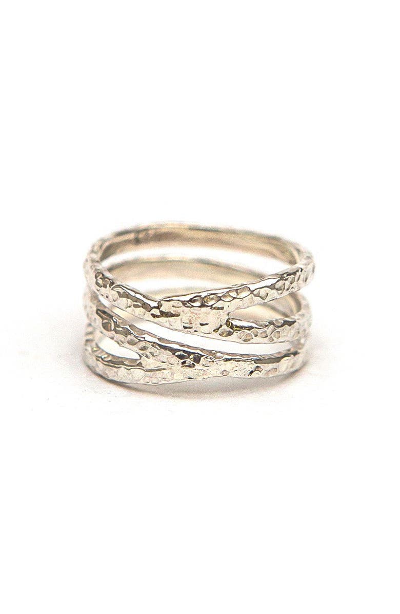 Fair Anita Esperanza Sterling Ring, Main, color, Silver - 6