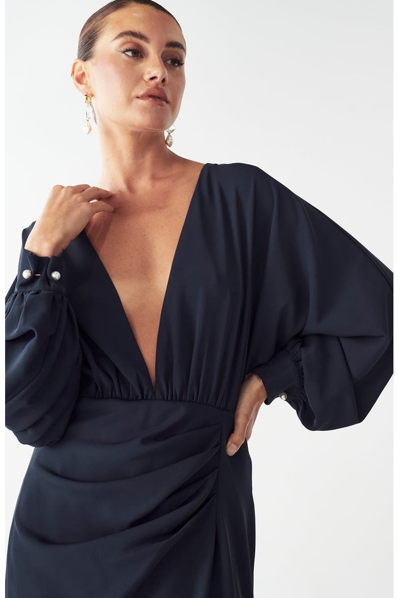 Elena Maxi Dress, Alternate, color, Midnight Blue