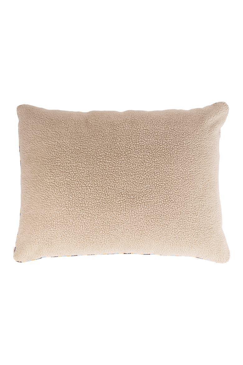 Orthopedic Foam High Pile Fleece Pillow Pet Bed, Alternate, color, STONE
