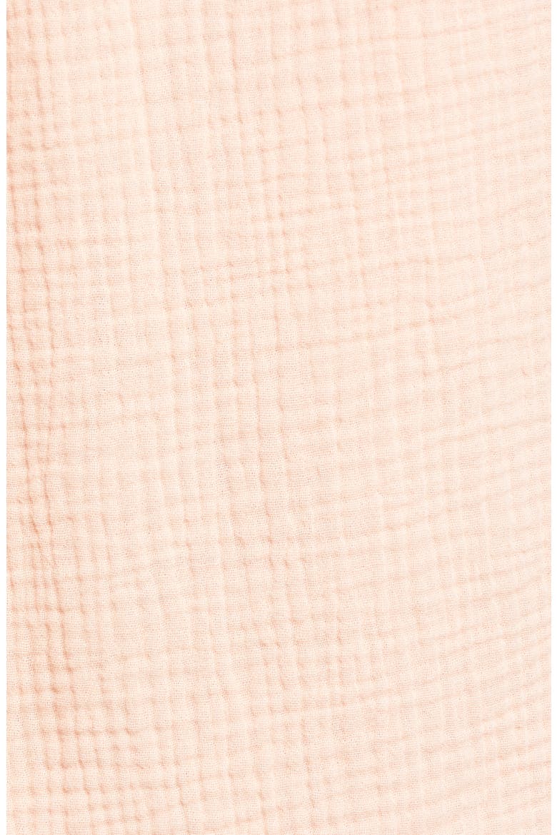 V-Neck Cotton Trapeze Maternity Dress, Alternate, color, PEACH