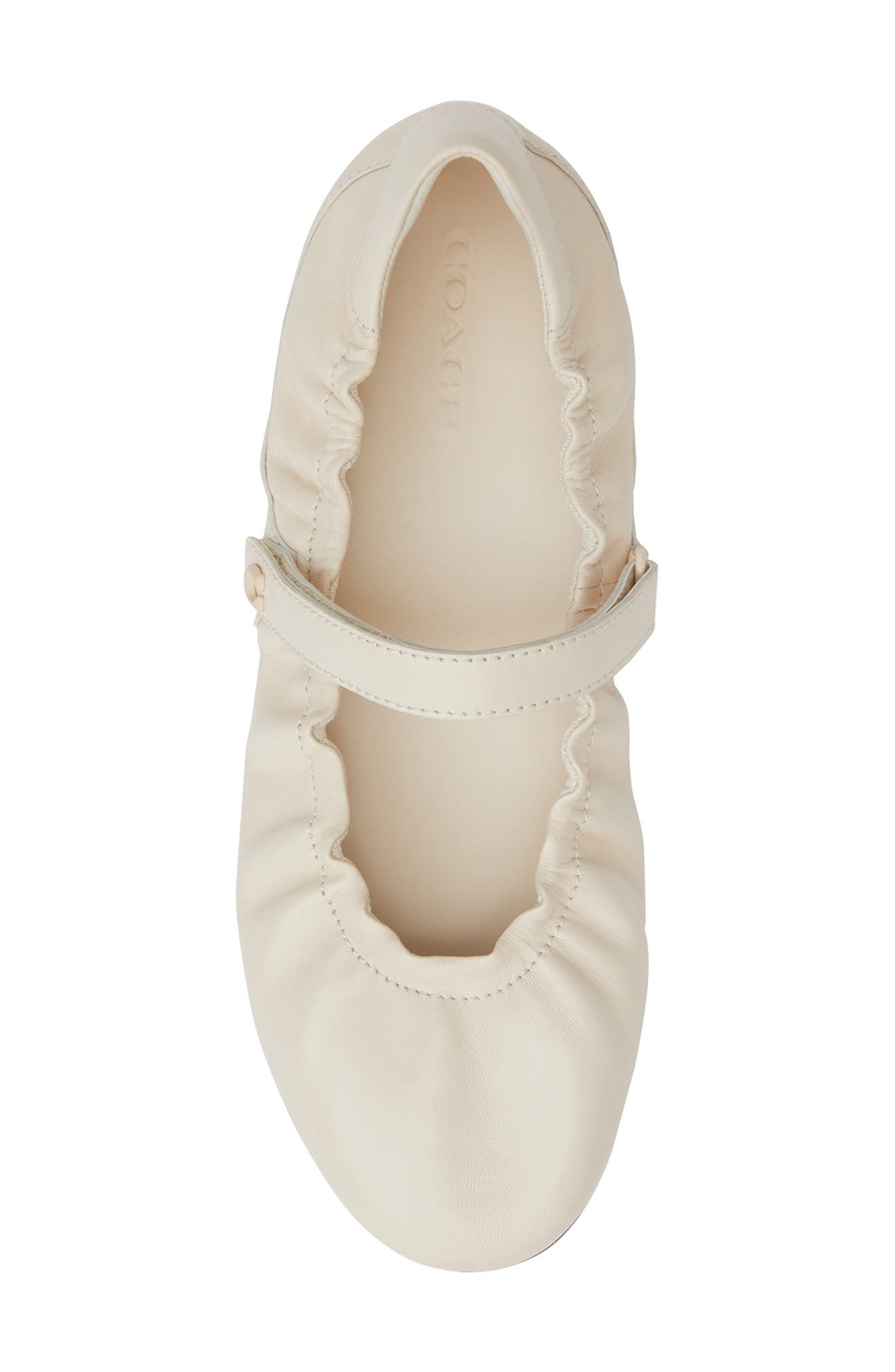 Mary Jane Flat, Alternate, color, CHALK