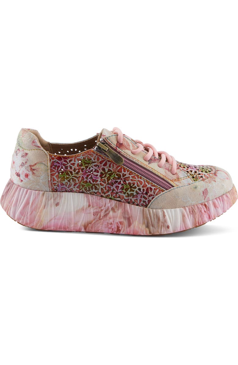 L'Artiste by Spring Step Bloomington Platform Sneaker, Alternate, color, Blush Multi