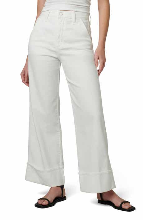 Joe's The Trixie Cuff High Waist Wide Leg Trouser Jeans