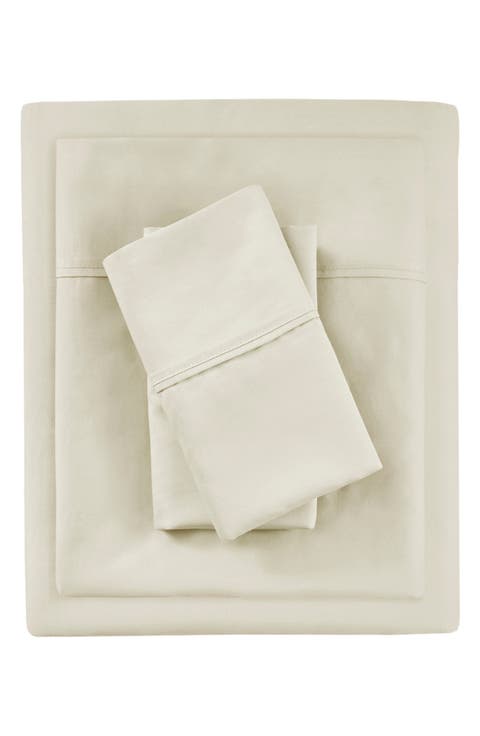 1000 Thread Count Temperature Regulating Antimicrobial 4 Piece Sheet Set