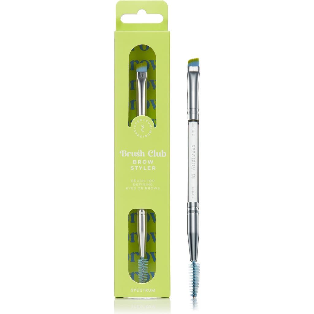 SPECTRUM The Brush Club Brow Styler Duo Brush in Lime
