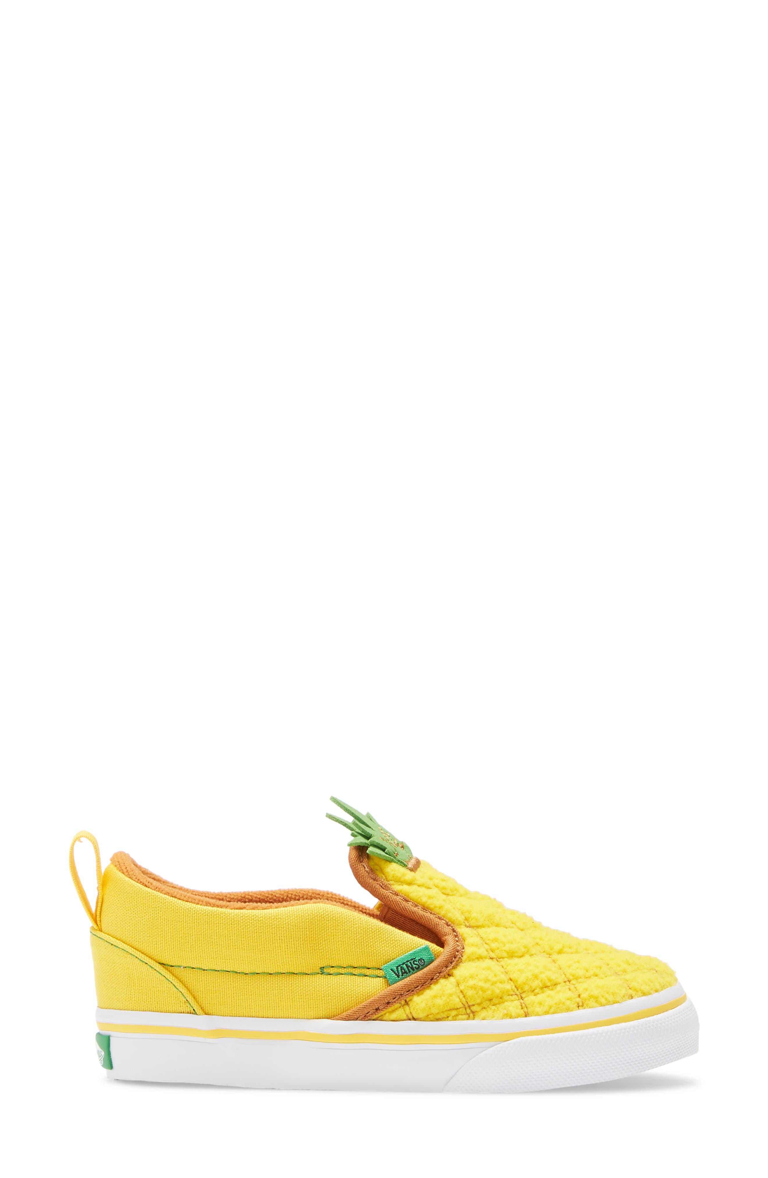 Vans Pineapple Slip-On V Sneaker, Alternate, color, Pineapple/ Lemon Chrome