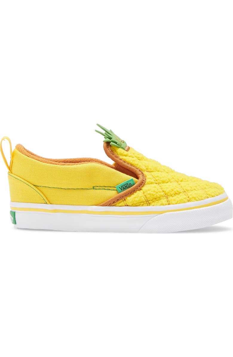Vans Pineapple Slip-On V Sneaker, Alternate, color, Pineapple/ Lemon Chrome