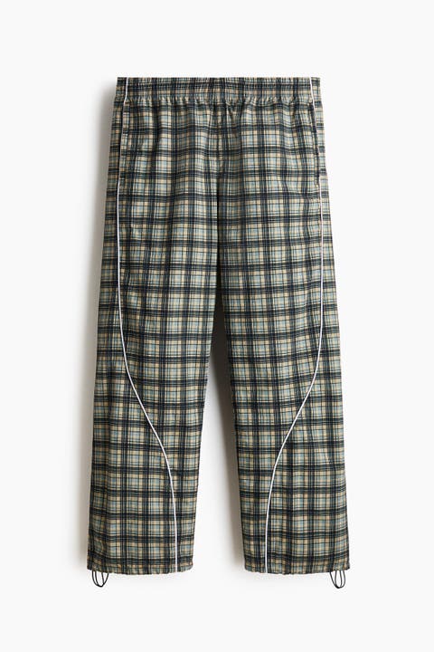 Relaxed Fit Nylon Track Pants