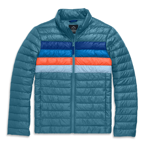 Grown-Ups Puffer Jacket In Stripe (Unisex Fit)