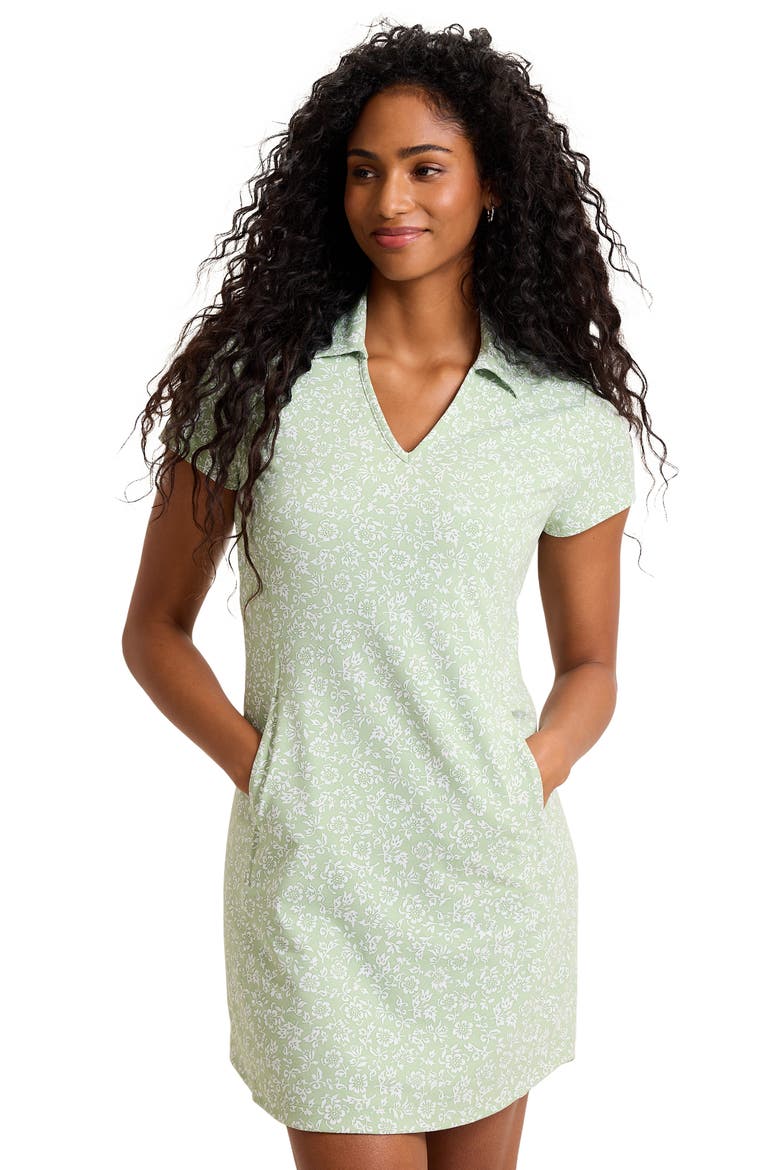 Aubrey Bahia Blooms Minidress, Alternate, color, LT ROSEMARY