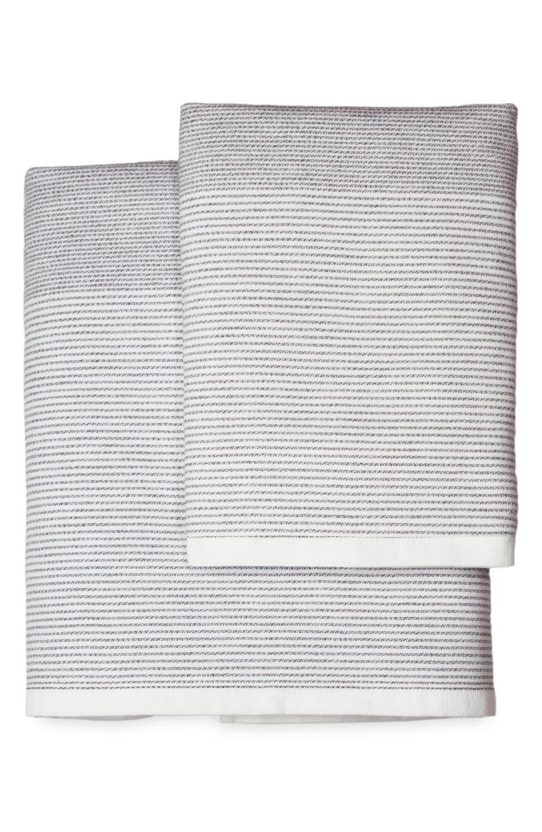 DKNY PURE Stripe Hand Towel, Main, color, 