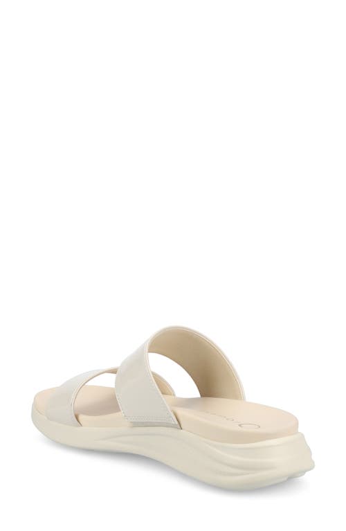 JOURNEE COLLECTION JOURNEE COLLECTION JANIS WEDGE SLIDE SANDAL 