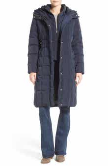Cole Haan Bib Insert Down & Feather Fill Coat