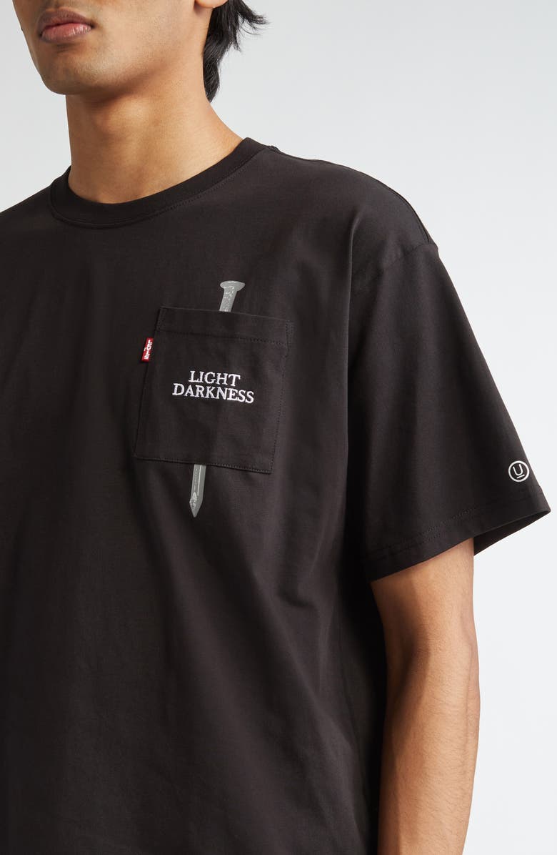 Undercover x Levi's<sup>®</sup> Embroidered Pocket Graphic T-Shirt, Alternate, color,