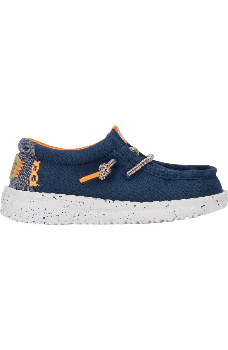 Hey Dude Kids' Wally Sport Grid Sneaker, Alternate, color, Navy Blue