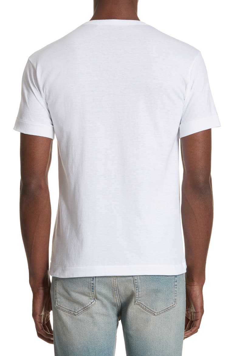 Camo Double Heart T-Shirt, Alternate, color, WHITE 1
