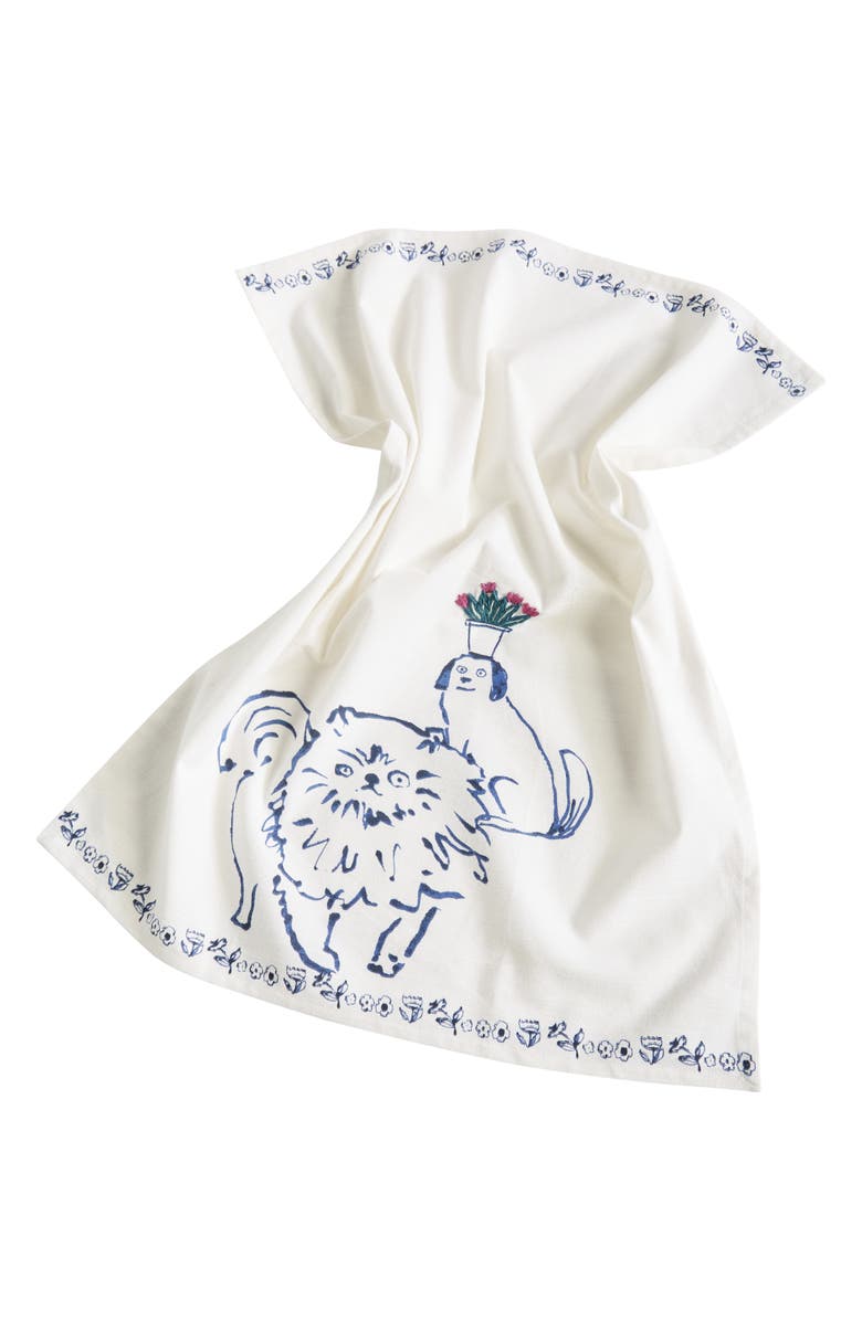 Anthropologie Home Kawai Dishtowel, Alternate, color, 