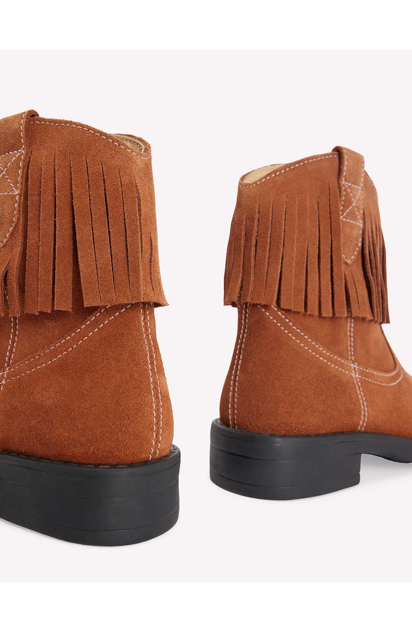 Kids' Fringe Western Boot, Alternate, color, TAN FRINGE