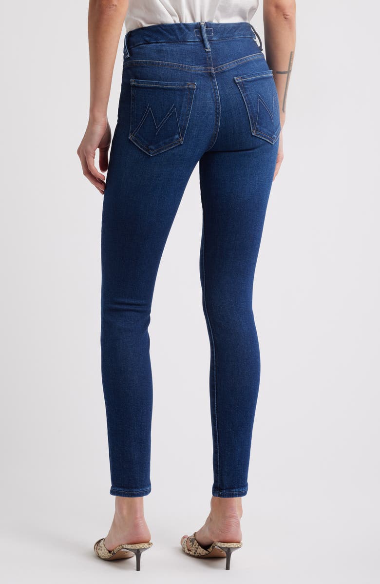 MOTHER Looker High Waist Ankle Skinny Jeans, Alternate, color, Made For Walking