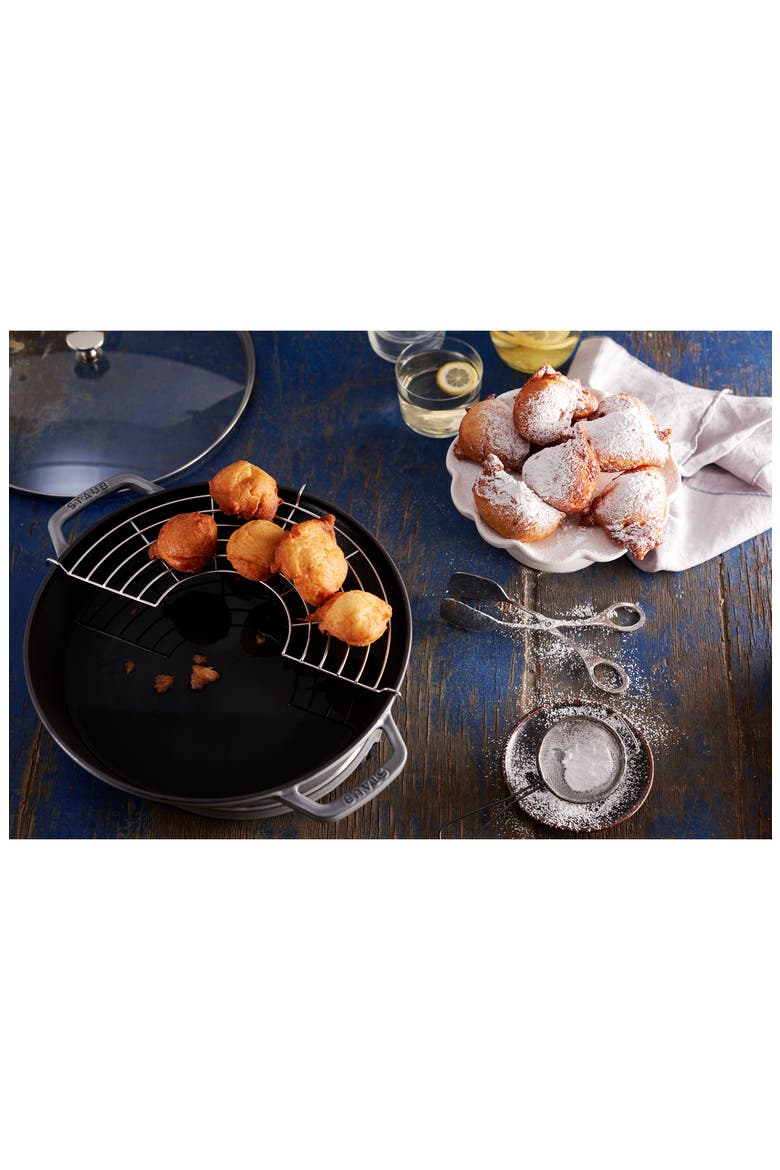 4.5-Quart Enameled Cast Iron Perfect Pan, Alternate, color, GRAPHITE