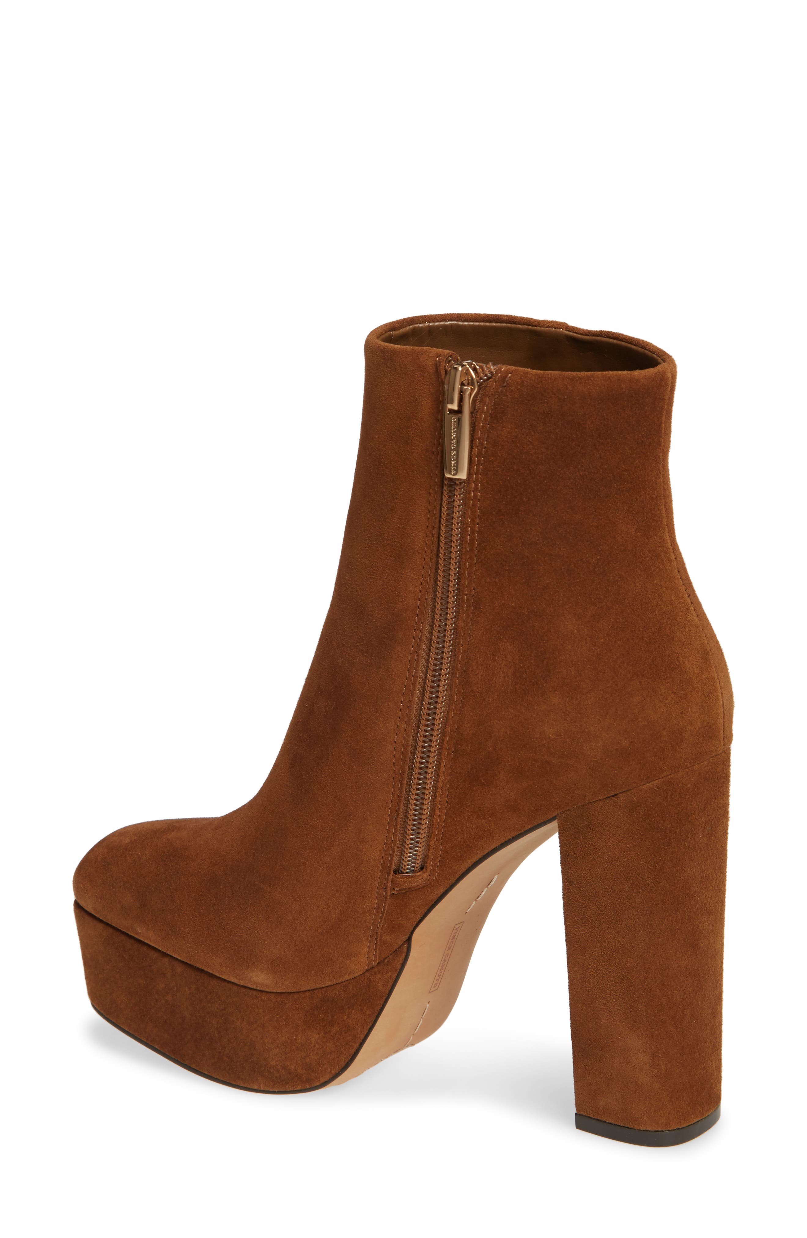 Leslieon Square Toe Platform Boot, Alternate, color, VINTAGE BROWN SUEDE