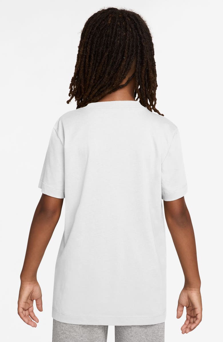 Nike Kids' Boxy Rest & Recover Cotton Graphic T-Shirt, Alternate, color, White