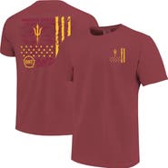 IMAGE ONE Men's  Maroon Arizona State Sun Devils Comfort Colors OHT Camo Overlay T-Shirt